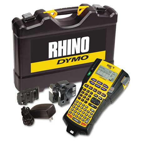 DYMO Rhino 5200 Industrial Label Maker Kit, 5 Lines, 4.9 x 9.2 x 2.5 1756589